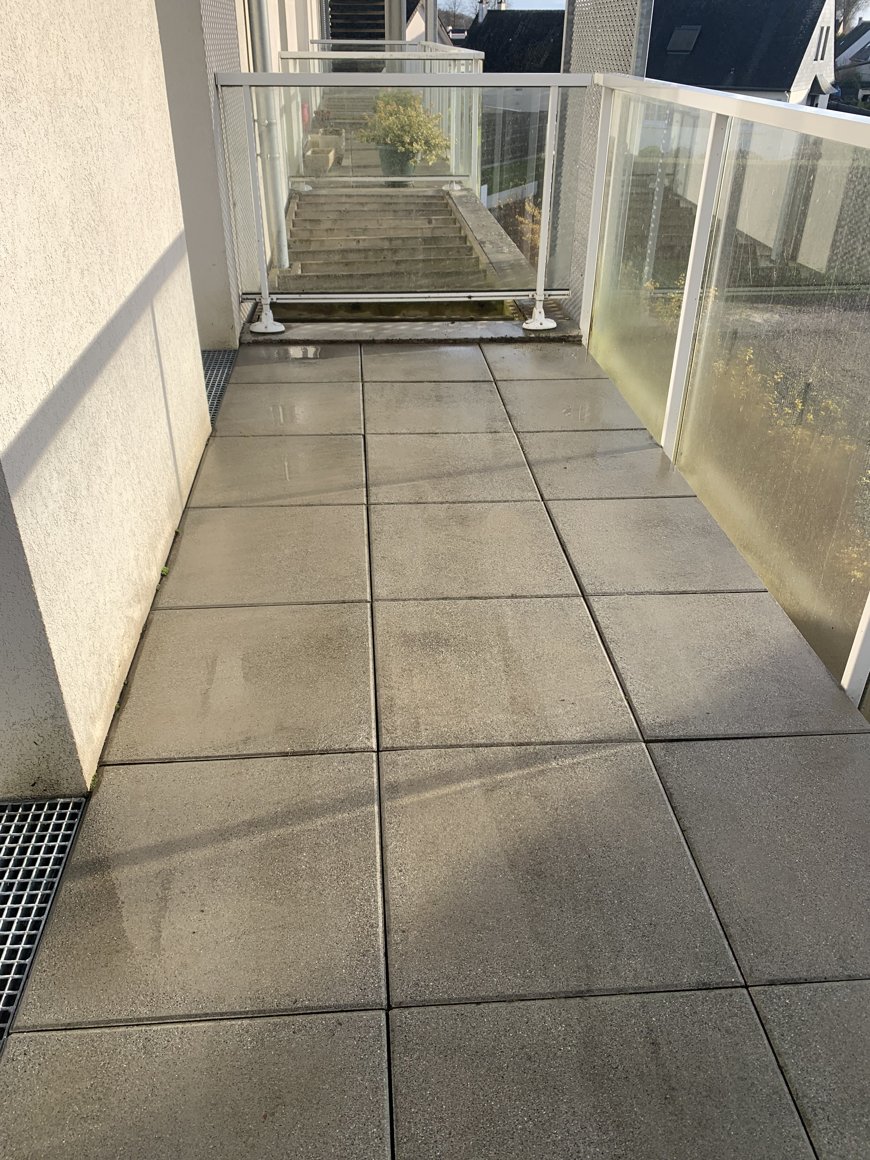 Après nettoyage terrasse O'Propre — Rennes